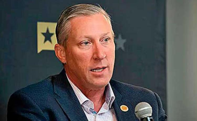 State Rep. Drew Springer, R-Muenster, spoke during a Texas Tribune panel in 2019. He was elected to the Texas Senate on Saturday, December 19, 2020. Credit: Bob Daemmrich for The Texas Tribune