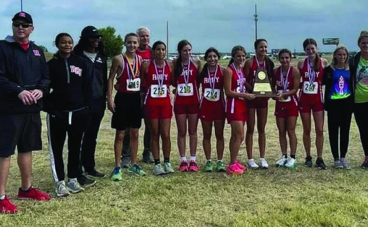 Roby CISD athletes will be heading back to another state compeition. Friday, November 3rd at 10 am these group of Cross Country athletes will be running for a state medal at Old Settler's Park in Round Rock. Pictured l -r : Brain Lummus, Joselynn Williams, Coach Kim Williams, Camden Lummus, Ivy Espinoza, Saylor Smith, Emma Carreon, Chasity Benson, Hailee Garmer, Lilli Benson, Taylor Jeffrey, Brylie Dunivan and Coach Jolana Calhoun. COURTESY PHOTO