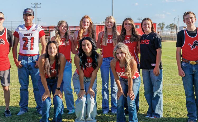 Lion and Lady Lion XC: Kallen Moody, Camden Lummus, Daniel Perales, Saylor Smith, Abigail Carlisle, Betsy Terry, Mazer Hernandez, Kailyn Shipp, Adler Pasley, James Covington, Ivy Espinoza, Avery Carreon, Lilly Benson. Photo by Tricia Hurt