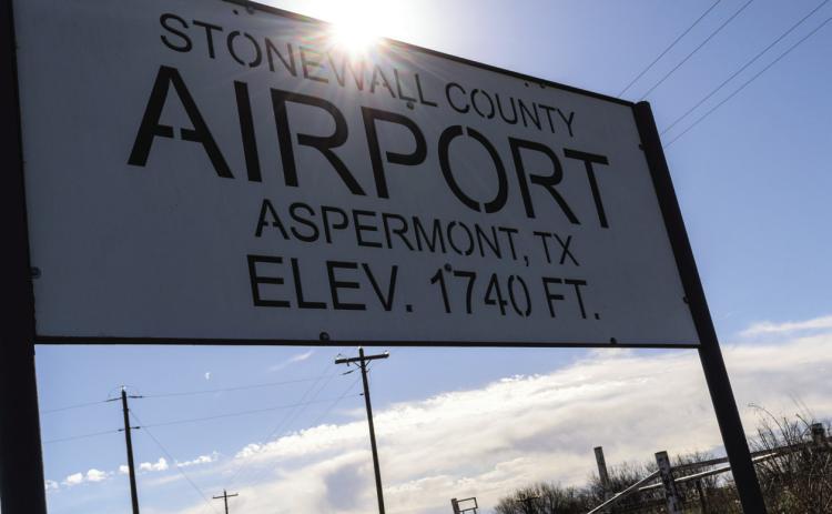Existing barbed wire fencing around the Stonewall County Airport was recently removed in preparation for the roughly 2.5 miles of high fence to be installed along the airport's property boundaries.