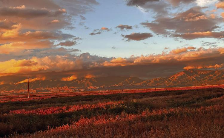 A stunning sunset (no filter!) over the most unique of places, the Great Sand Dunes National Park and Preserve, Mosca, Colorado (From James Decker's Facebook page)