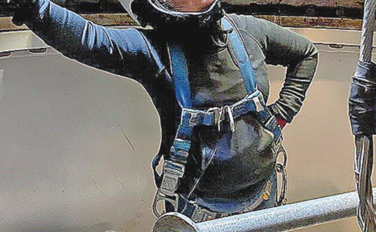 TSTC Wind Energy Technology student accepts a job midair