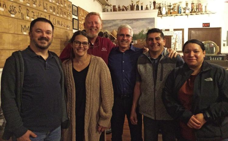 Special Guests of the Fisher County Historical Commission included Matt DesAutels, Shanna Jones, Brian Massey, Zvi Randelman, Edward Flores, and Merced Cano.