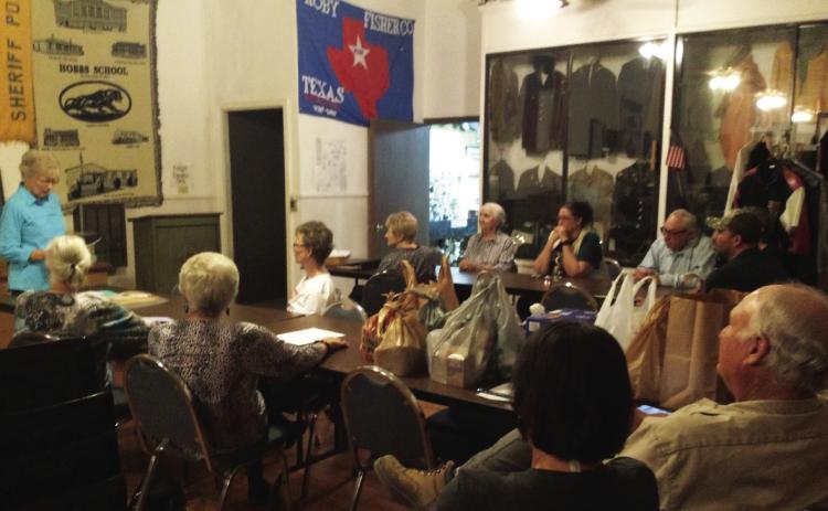 Dot Harris gave a wonderful program regarding the life of Dr. Jefferson Davis Davis. (The name is not a typo.)