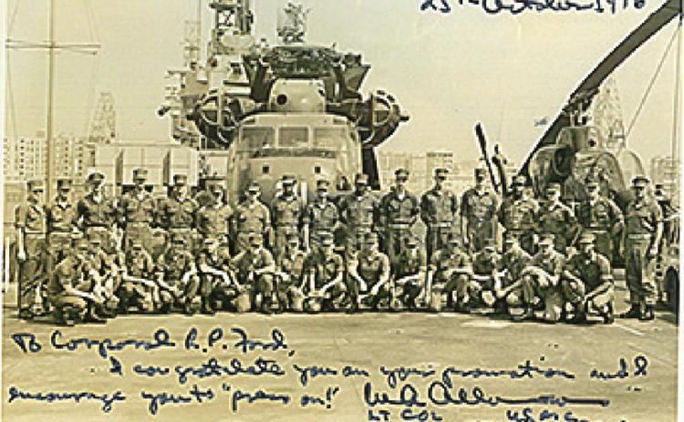 Two men, both Marines: The few and the proud
