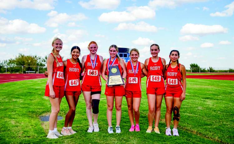 Lady Lion Cross Country Team (Left) &amp; Roby Junior Camden Lummus (Below) both qualified for the State Meet.