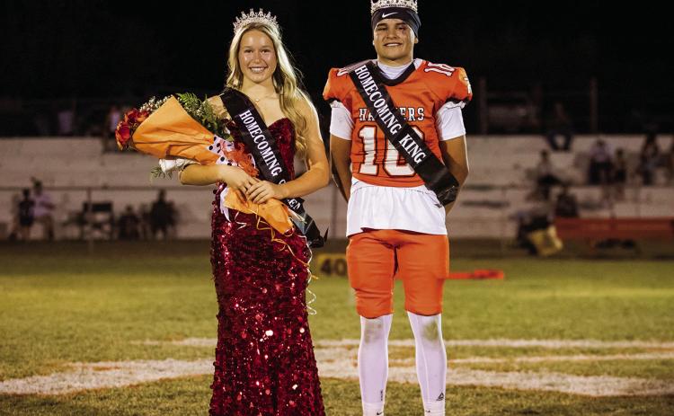 Talyn Lewis and Paxton Carrillo were crowned Rotan ISD’s 2026 Homecoming Queen and King during halftime of Friday night’s football game.