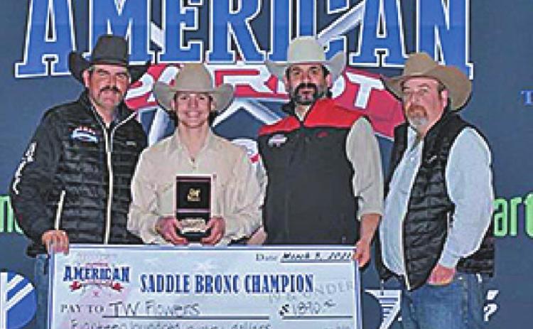 T.W. Flowers: Hooey Junior American Saddle Bronc Champion
