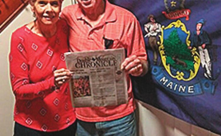 NOMADIC NEWSPAPER flies to Winterport, Maine