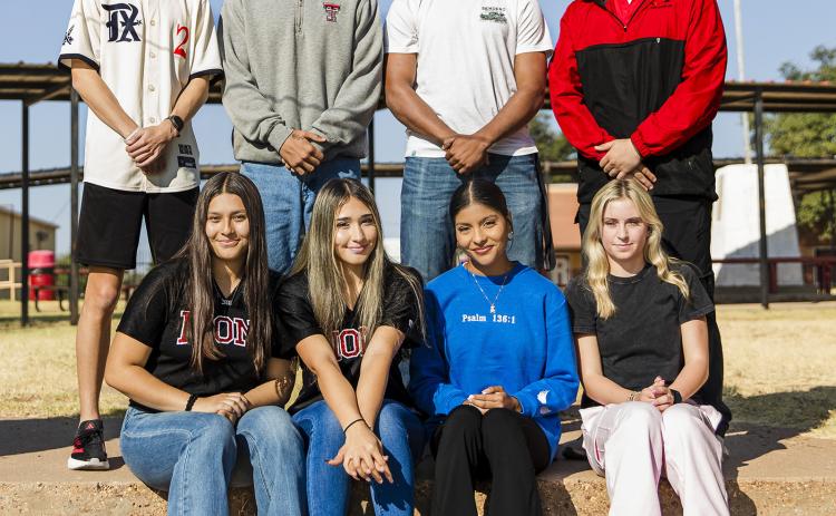 KING NOMINEES L-R: Camden Lummus, Gage Barrera, Gabriel Cerveny, Brycen Cole QUEEN NOMINEES L-R Isabela Carlos, Samarra Frausto, Chelsea Jimenez, Saylor Smith