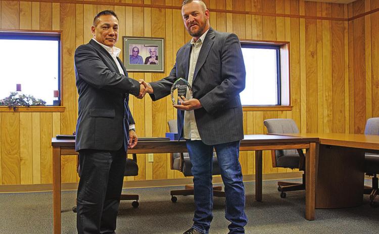 City of Aspermont receives 40-year service award