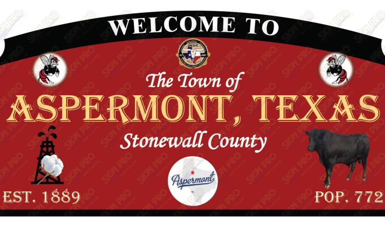 Above is one of the early mockups for the anticipated welcome signs the EDC/IDC considered earlier this year. With the final design still in the works, the new signs are expected to be ready to welcome visitors possibly by late October.
