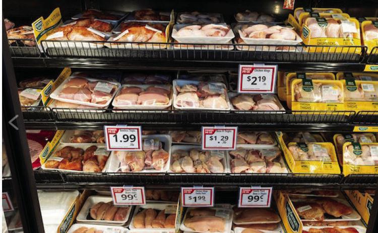 Chicken meat prices haven’t increased like egg prices in recent months. Fewer production disruptions have helped supplies keep pace with demand and steady prices. (Michael Miller/Texas A&amp;M AgriLife)