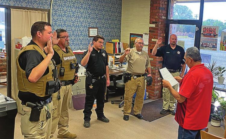 Fisher cities swear in county deputies as marshals