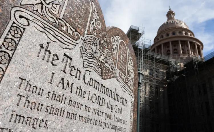 In order to testify for or against a bill requiring the Ten Commandments to be displayed in classrooms, members of the public waited nearly a full day for a House committee to take up the issue. Credit: Lorianne Willett/The Texas Tribune