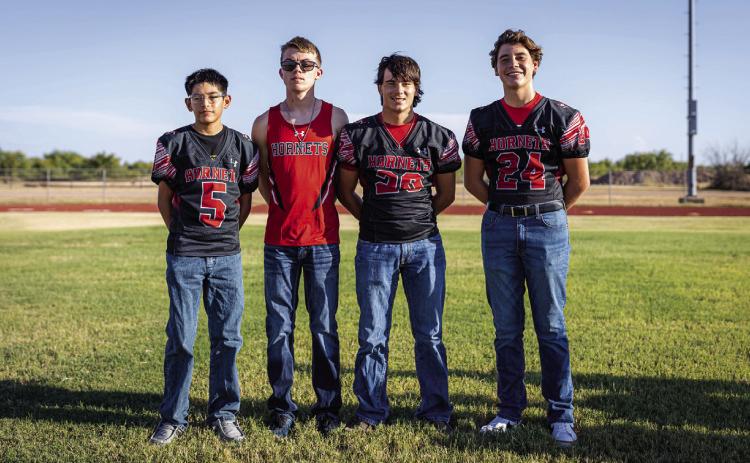 Adam Benavides, Braydon Blankenship, Carson Guidry, Jaden Flores. Photo by Mark Martinez