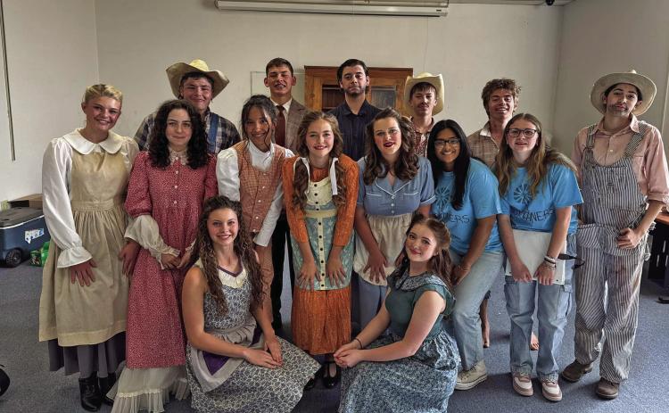 Aspermont ISD Back: Mason Brannan, Jaxon Hodges, Jaden Flores, Graden Rabel, Brayden Blankenship Middle: Regan Polk, Lison Pierre, Emilee Silva, Valley Bradley, Georgia Seaton, Vaani Bhakta, Brianna Hendrix, Addison Benavides. (Courtesy Photo)