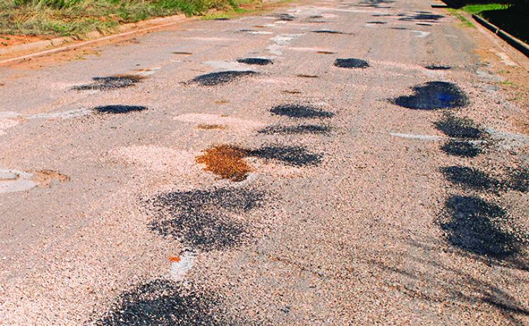 Rotan street repair off to a slow start