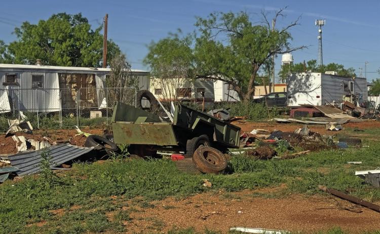 With an excess of used tire and multiple dilapidated travel trailers, this Aspermont property has become the center of public concern while potentially costing the city thousands of dollars to clear.