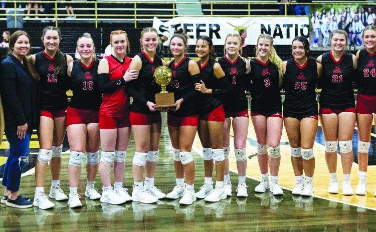 Aspermont Volleyball finishes season as Area Champions