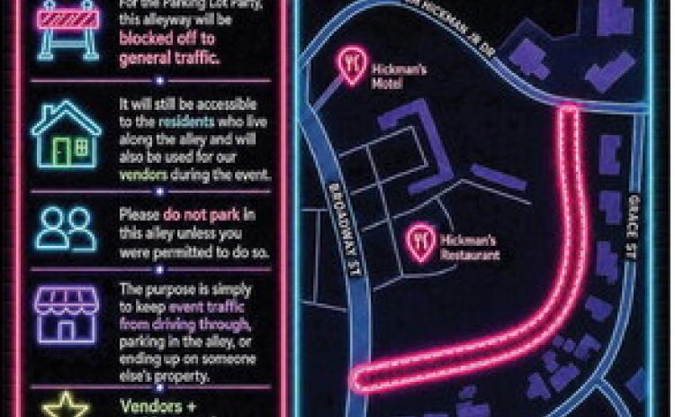 CITY CLEARS WAY FOR HICKMAN’S PARKING LOT PARTY