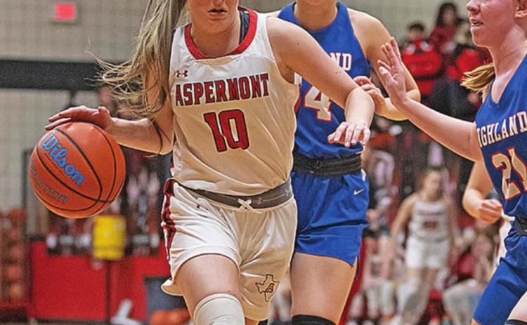 Athletes selected to the Texas Girls Coaches Association Conf. 1A All-State Basketball Team