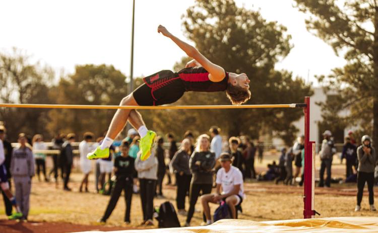 Roby's Jet Terry in the High Jump. Photo by: Mark Martinez