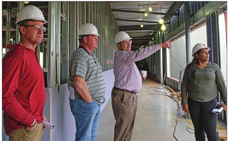 Roby CISD Board tours new facility, approves administrative contracts