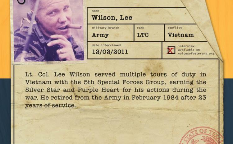 LTC Lee Wilson Shares His Story of Service in the U.S. Army and During the Vietnam War