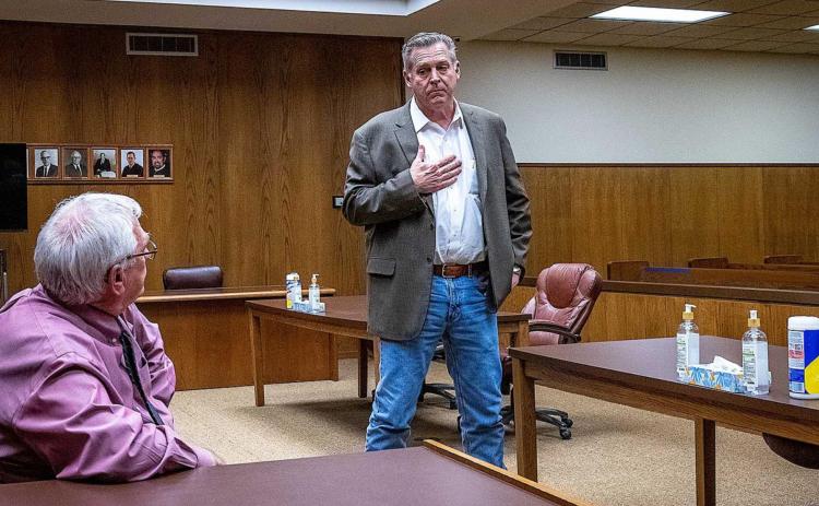 Stonewall County Judge, Ronnie Moorhead and HD-68 hopefulll David Spiller discuss recent legislation and its affects on rural counties and how Spiller might best represent the values of rural west Texas in Austin if elected.