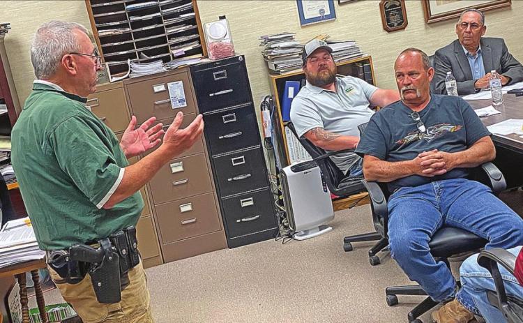 Sheriff Randy Ford proposes the council grant city marshal authority to deputies.