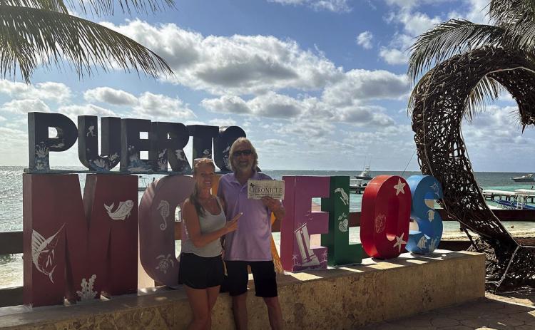 Nomadic Newspaper was in 7th heaven while relaxing in Mexico
