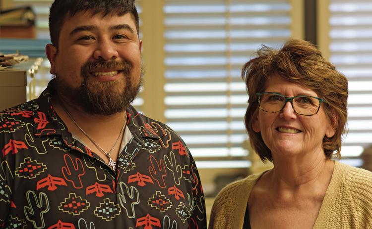 Sam Zarate, Belynda Rains - Thankful for our families and for friends. Thankful for life and for good health. PHOTO BY JEFF HURT