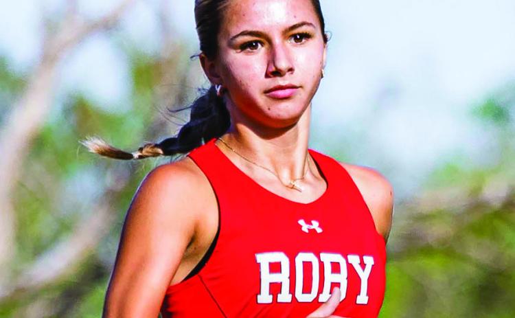 Roby's Lilly Benson on TGCA XC All-Star Legacy List