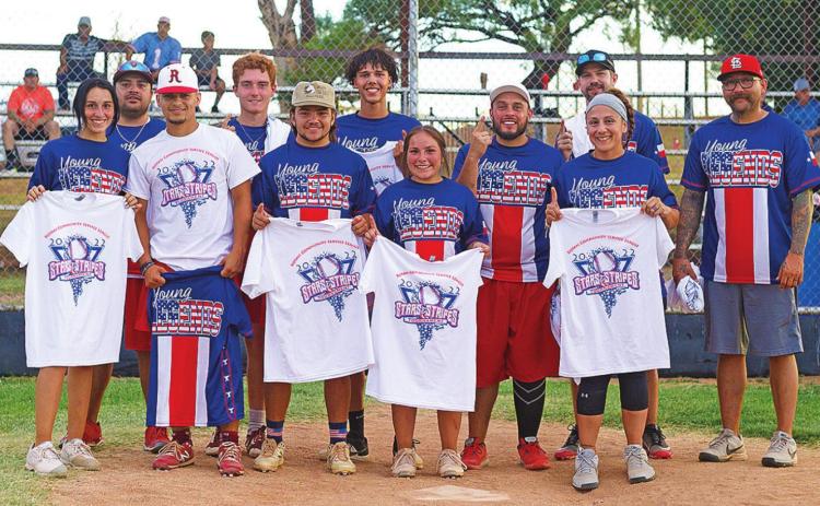 Rotan July 4th softball tournament 1st & 2nd Place