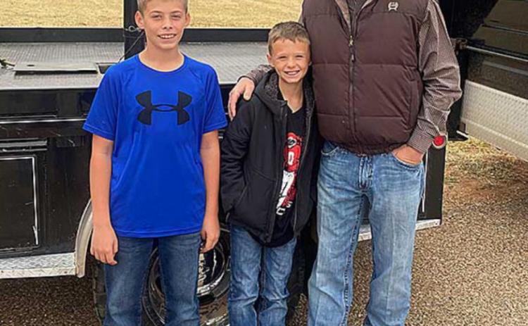 Brandon, Kaden, and Carter Scherwitz