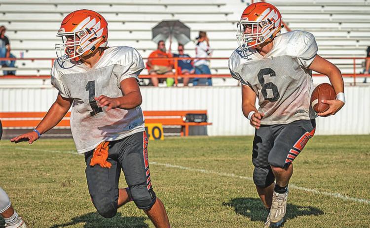 1st week of Football Scrimmages