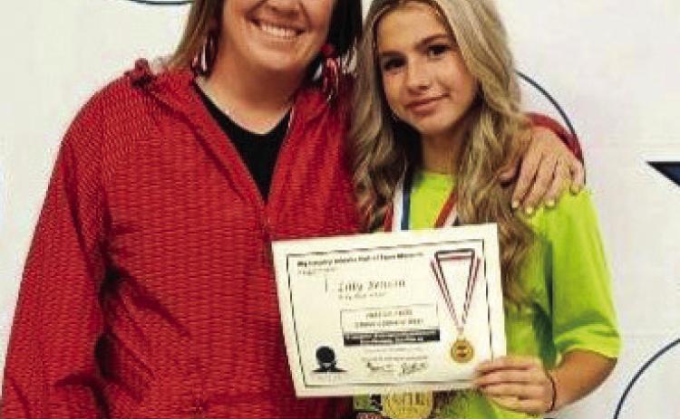 Coach Lyndi Boone &amp; Lilly Benson COURTESY PHOTO